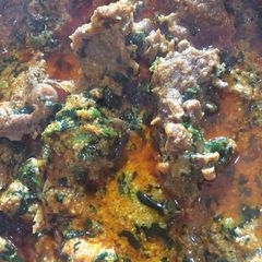 A picture of Egusi soup.
