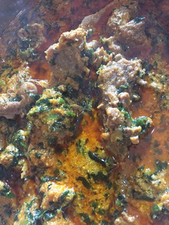 A picture of Egusi soup.