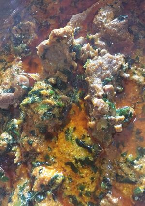 A picture of Egusi soup.