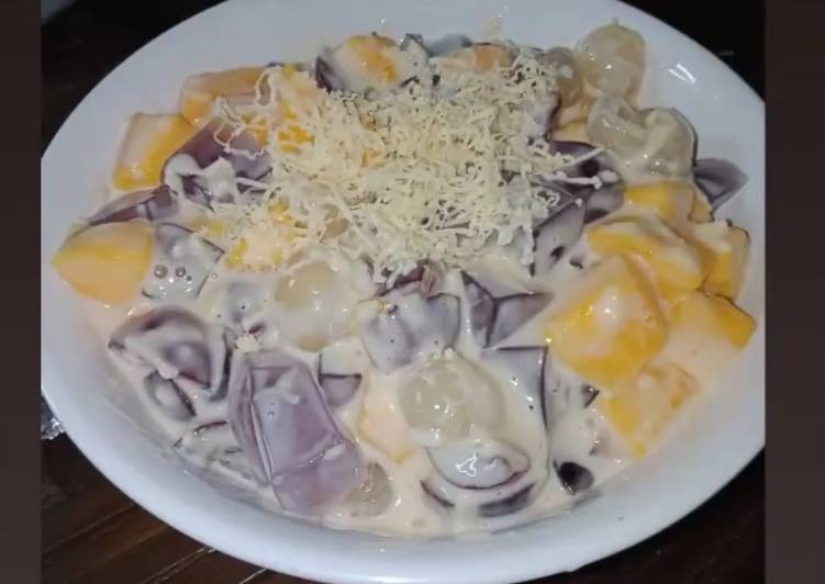 Resep Salad buah yoghurt segar Bikin Manjain Lidah