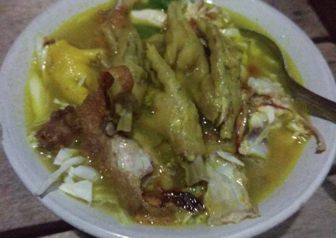 Soto ayam ceker