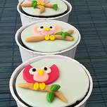Cupcakes mini κουκουβάγιες!
