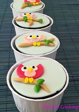Φωτογραφία της συνταγής Cupcakes mini κουκουβάγιες!