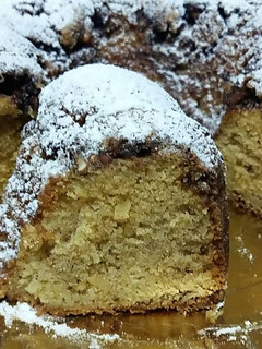 Una foto de Bizcocho de canela con nueces nevado ⛄❄🎄