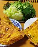 Bánh xèo giòn với nguyên liệu dễ kiếm tại Nhật