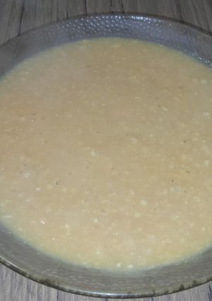Una foto de Sopa crema de calabaza y choclo