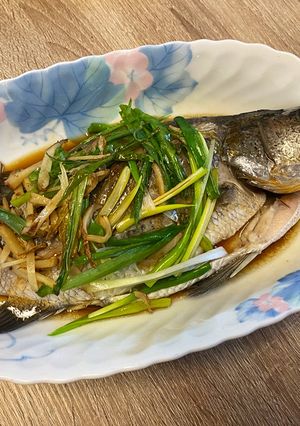 清蒸鱸魚 的食譜成品照片