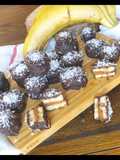 Bombons de banana saudáveis