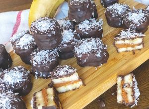 Foto de Bombons de banana saudáveis