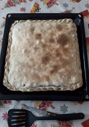 Una foto de Tarta de pollo y verduras