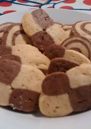 Una foto de Galletas de ajedrez