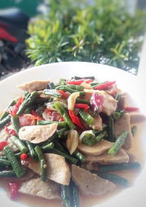 Foto resep Tumis Kacang Panjang Bakso
