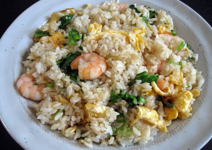 Recipe of Perfect Prawn &amp; Egg Fried Rice