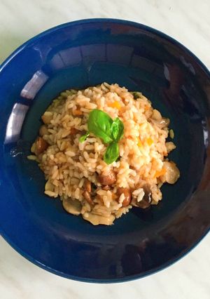Foto di Risotto alla montanara con funghi