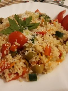 Zöldséges kuszkusz recept fotója