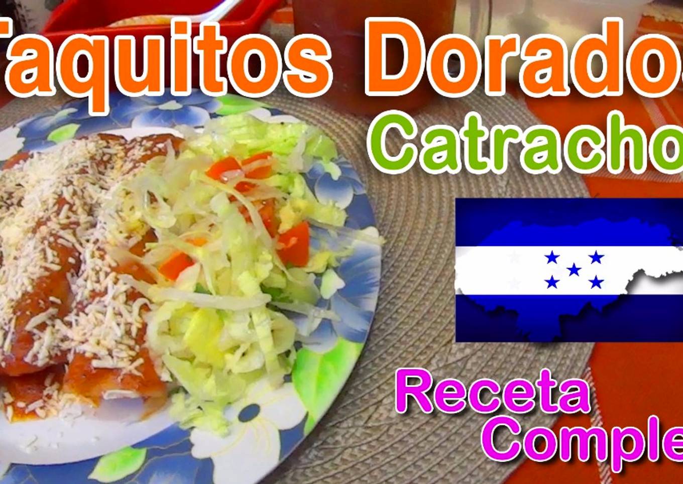 Taquitos Dorados / Flautas de Pollo / Honduras