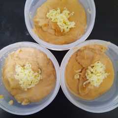 A picture of 55. MPASI - Puding roti tinggi kalori, booster bb.