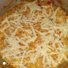 A picture of Cheese egg bhurji.
