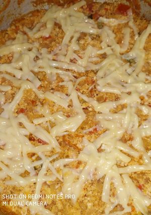 A picture of Cheese egg bhurji.
