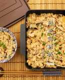 日式鮭魚菇菇飯【烤箱料理】