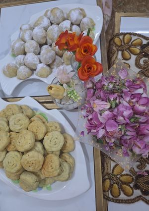 صورة لوصفة معمول العيد تمر وفستق حلبي