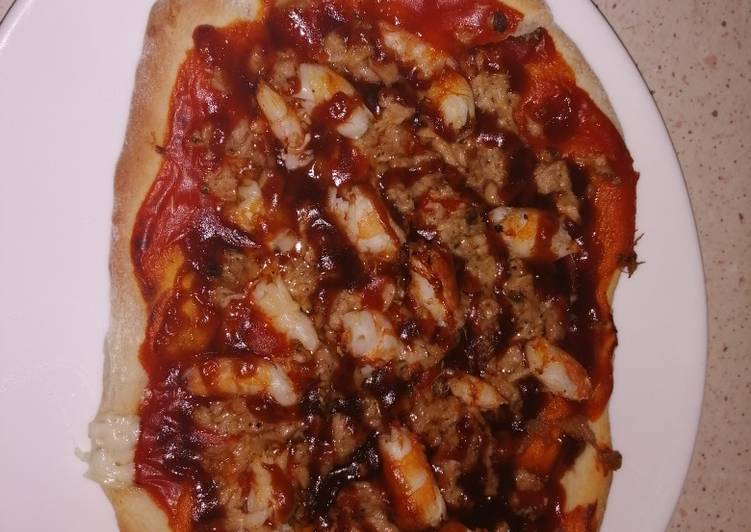 Masa de pizza en mambo