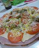 Pizza con harina integral 😋