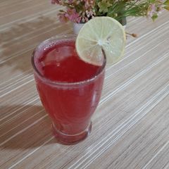 A picture of Roohafza Sharbat.