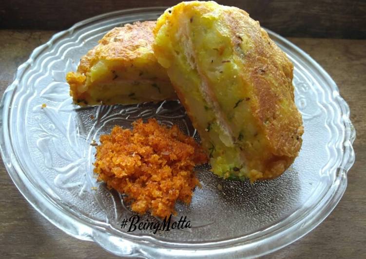 Recipe of Super Quick Homemade Ulta Pav Wada