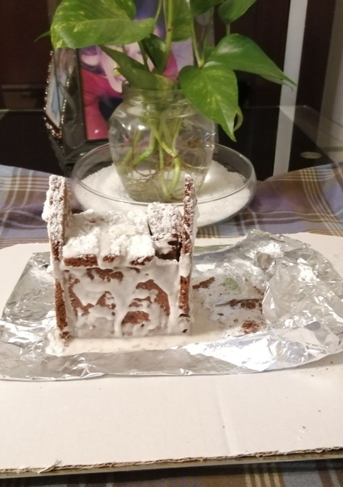 Una foto de Cómo hacer una casita de galletas