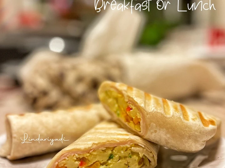 Cara Mudah Membuat Resep Egg Wrap (Breakfast or Lunch) yang Enak