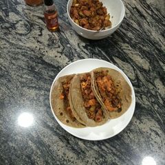A picture of Sausage mix whole wheat Tacos.