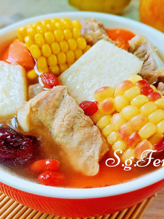 紅棗山藥玉米排骨湯 的食譜成品照片