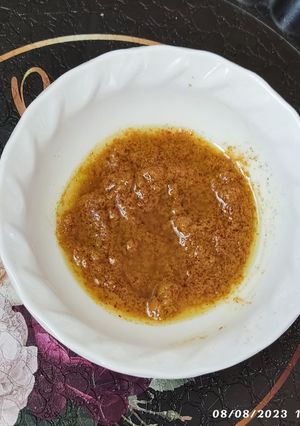 عکسی از دستور چاشنی زعفرانی جوجه