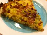 Quiche Lorraine με πράσα