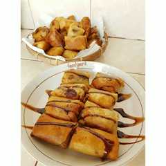 Lumpia pisang coklat রেসিপির প্রধান ছবি