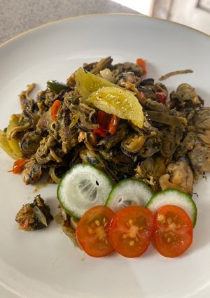Foto resep 56. Oseng kerang hijau pedas