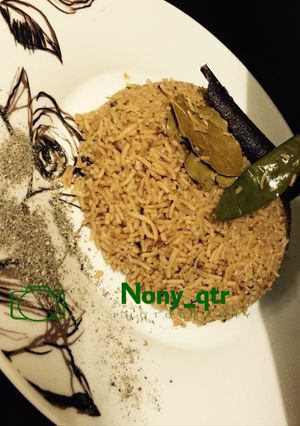 صورة لوصفة ارز ع طريقتي 😋👏🏻🌟🌟🌟