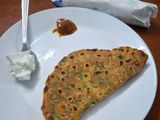 Palak Thepla (Travel friendly)