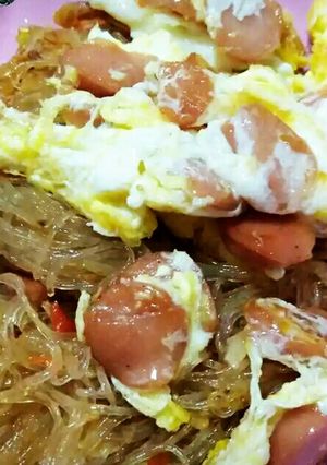 Foto resep Mihun Sosis Telor Pedas