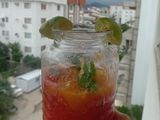 نوشیدنی با هندوانه یخ زده