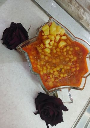 عکسی از دستور قیمه با گوشت چرخکرده