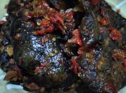 Gambar paru sapi balado
