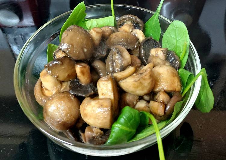 Easiest Way to Make Any-night-of-the-week My Sauteed Garlic Mushrooms. 💛