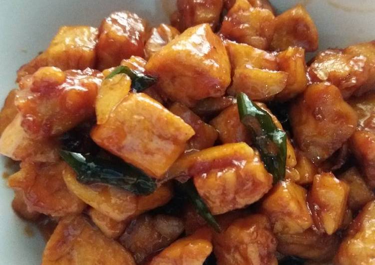 Resep Tumis tempe tahu cabe ijo manis pedas ala Mama Kina Anti Gagal