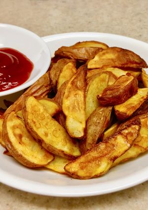 Hình của món Khoai tây chiên bằng nồi Air Fryers.