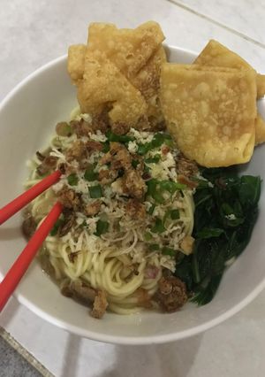 Foto resep Pangsit Mie Ayam non mecin
