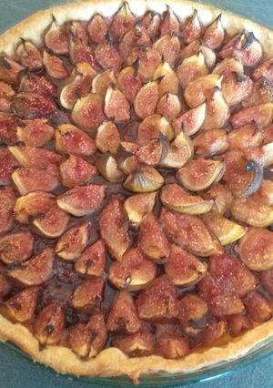 Une photo de Tarte aux figues