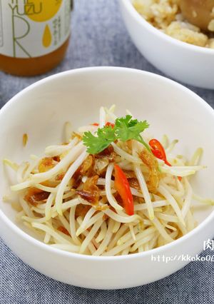櫻花蝦拌銀芽 的食譜成品照片