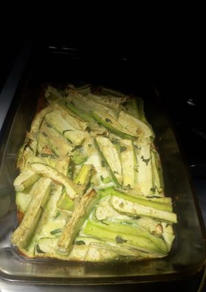 Una foto de Zuchini al horno